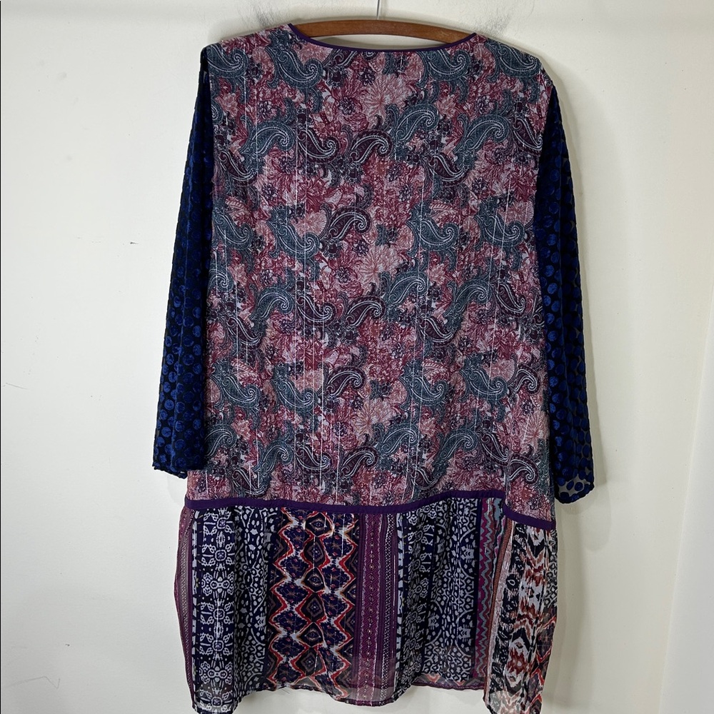 SOFT SURROUNDINGS All Together Patchwork Tunic Dr… - image 5